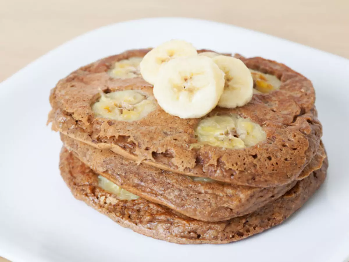 Benefícios da panqueca de banana fit