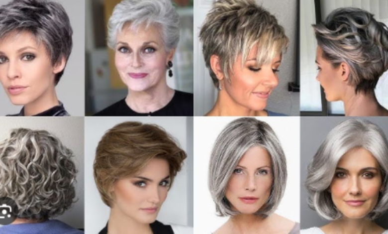 Ideias de cortes de cabelo modernos para mulheres acima de 60 anos