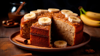 Como fazer bolo de banana de liquidificador