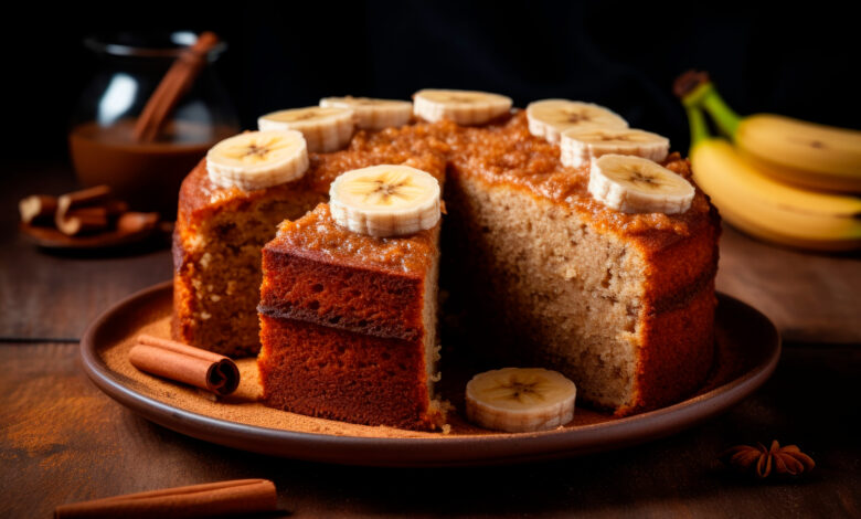 Como fazer bolo de banana de liquidificador