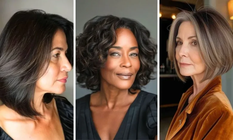 Cortes de cabelo curtos e elegantes para senhoras acima de 60 anos