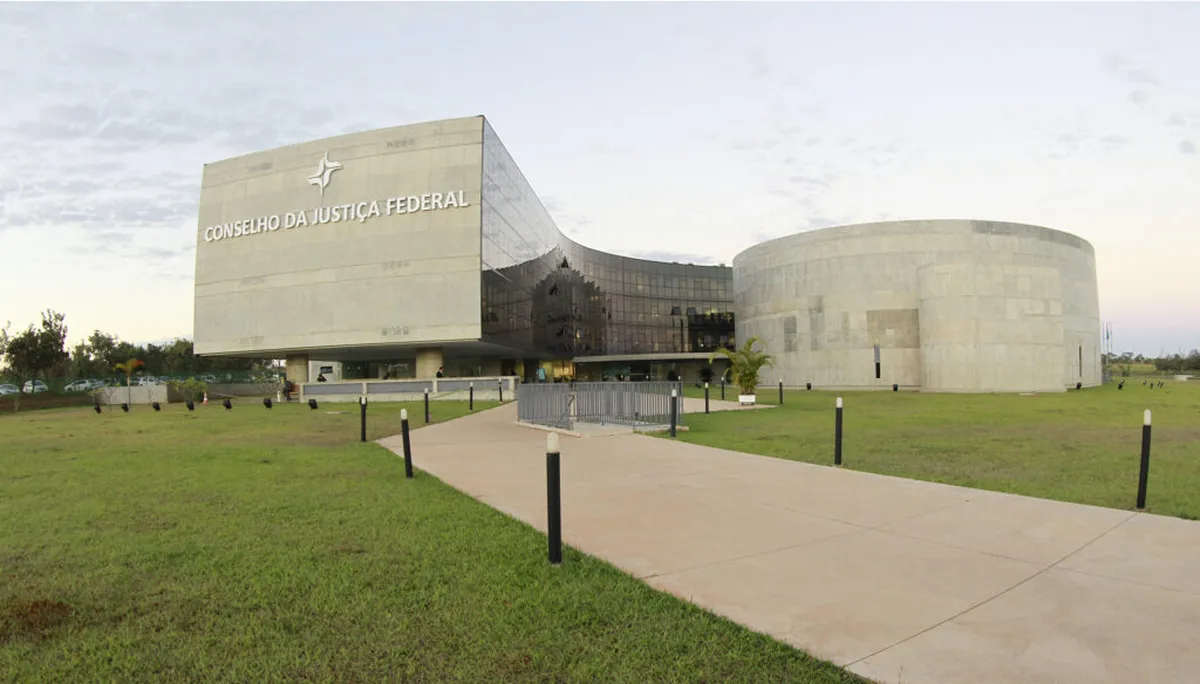 Fachada do prédio do Conselho da Justiça Federal (CJF).