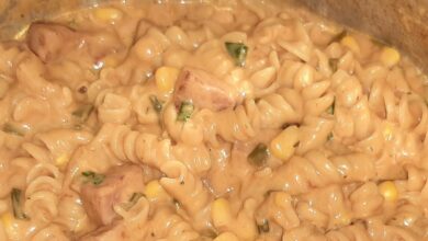 Macarrão com calabresa na panela de pressão: Rápido, cremoso e delicioso