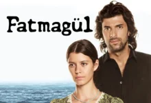 Cena promocional da novela turca "Fatmagül", com os protagonistas Fatmagül e Kerim em destaque