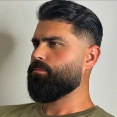 Low Fade com barba