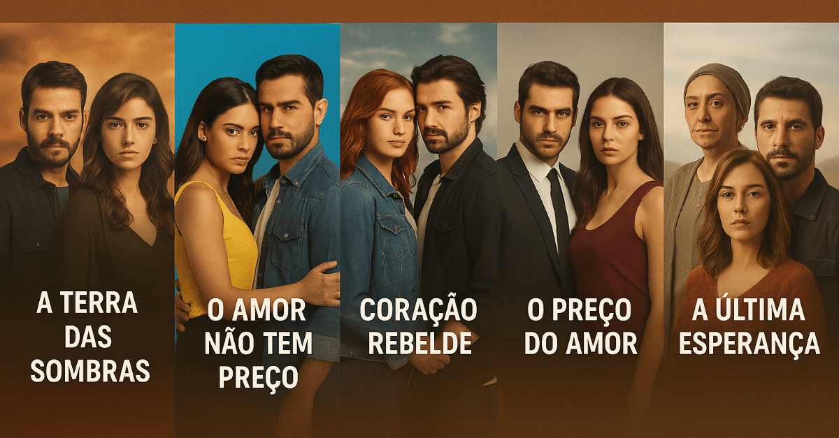Cartaz promocional das novelas turcas