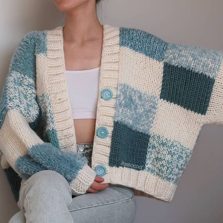 Look moderno com crochê oversized no outono