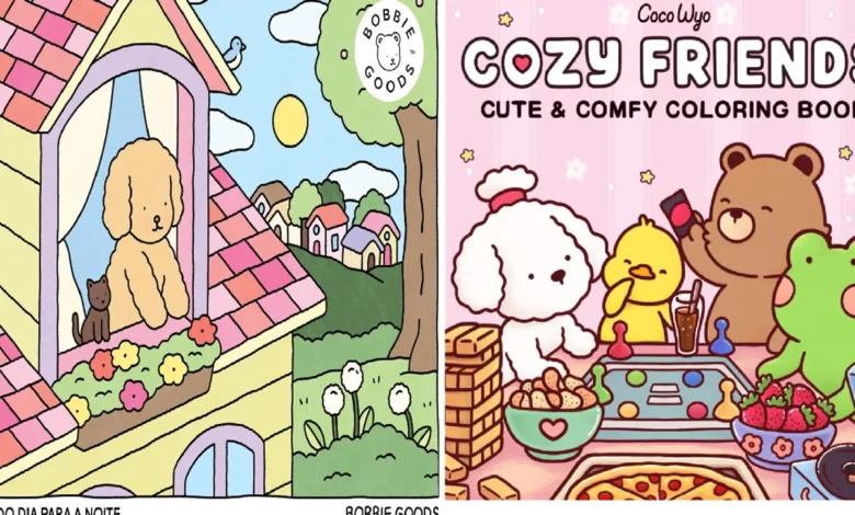 Comparação entre Bobbie Goods e Cozy Friends, duas marcas com designs fofos e aconchegantes