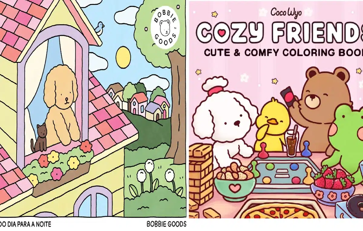 Comparação entre Bobbie Goods e Cozy Friends, duas marcas com designs fofos e aconchegantes