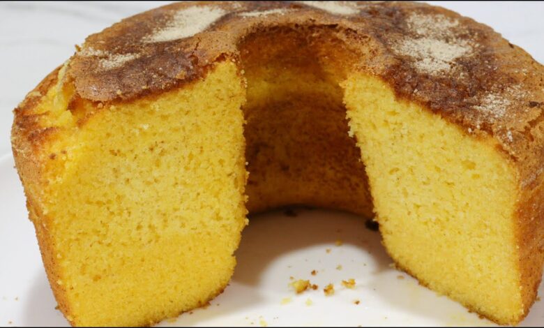Bolo de Fubá com cara de fim de semana: Aprenda a versão light dessa receita tradicional