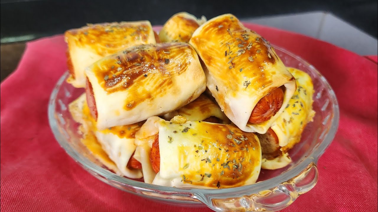 Croque, croque! O petisco de salsicha que fica pronto em 5 minutos na Air Fryer
