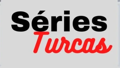 Logo com texto "Séries Turcas" em destaque, ideal para seção de recomendações de séries sem clichê
