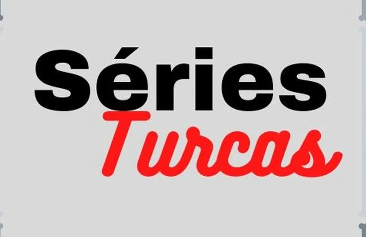 Logo com texto "Séries Turcas" em destaque, ideal para seção de recomendações de séries sem clichê