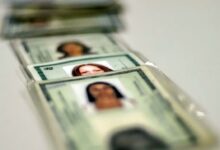 Documentos de identidade (RGs) de pessoas em fila, representando serviços essenciais oferecidos pela comunidade.
