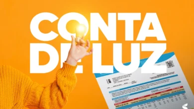 Pessoa segurando lâmpada com uma conta de luz, representando a tarifa social de energia elétrica