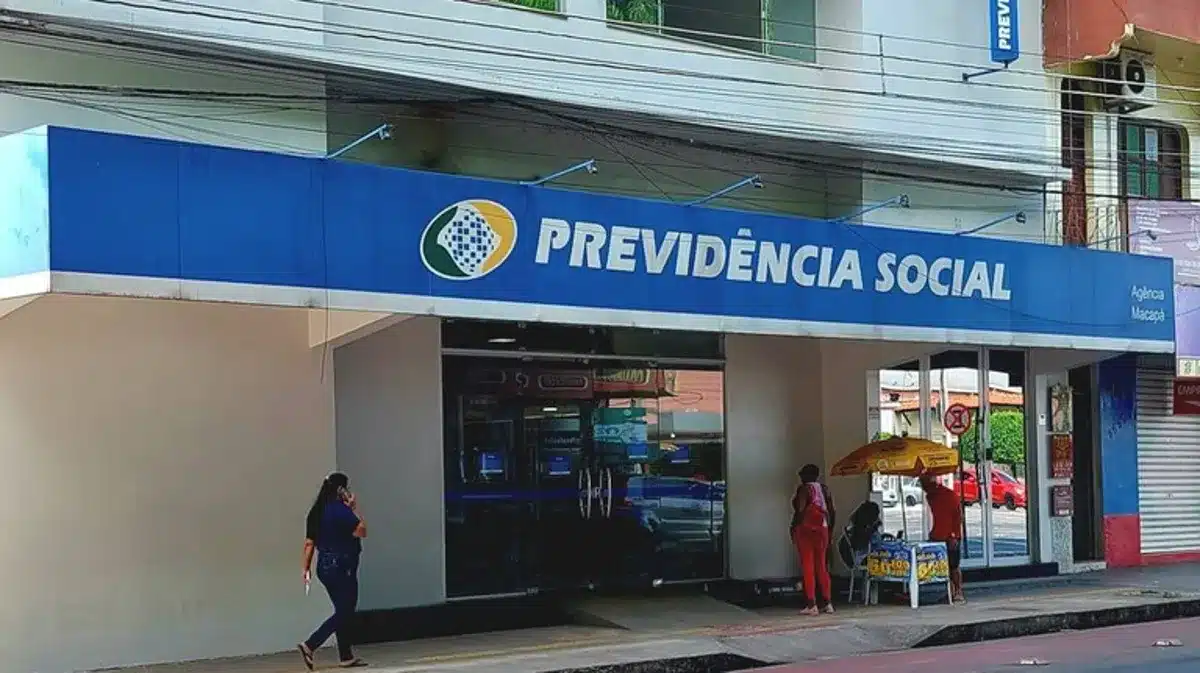 Fachada do prédio da Previdência Social, onde o INSS realiza mutirões de atendimento nos dias 28 e 29 de junho.