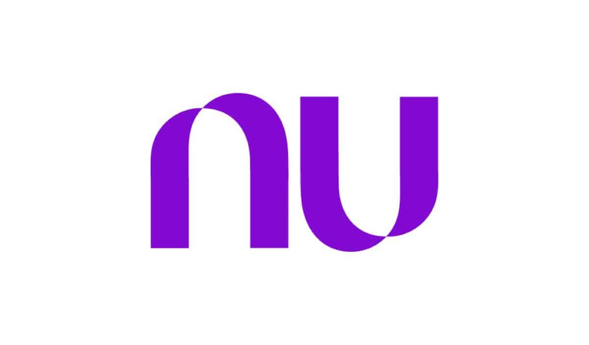 Logotipo do Nubank em tom roxo, representando a inovação no setor de pagamentos