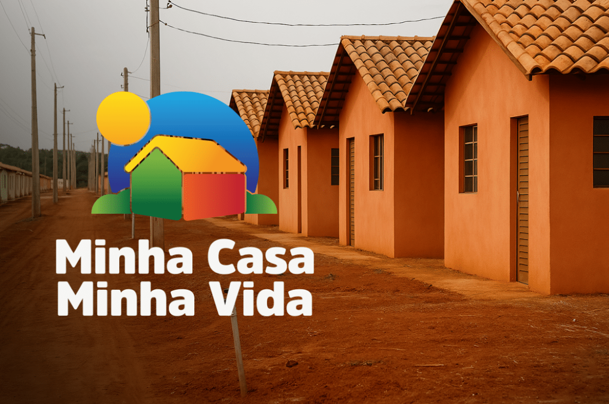 Imagem ilustrativa do programa Minha Casa, Minha Vida, com foco na construção de novas unidades habitacionais.