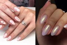 Unhas redondas decoradas com desenhos modernos, 2025