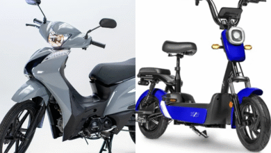 Comparativo entre modelos de motos que não exigem habilitação