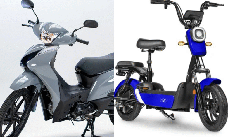 Comparativo entre modelos de motos que não exigem habilitação