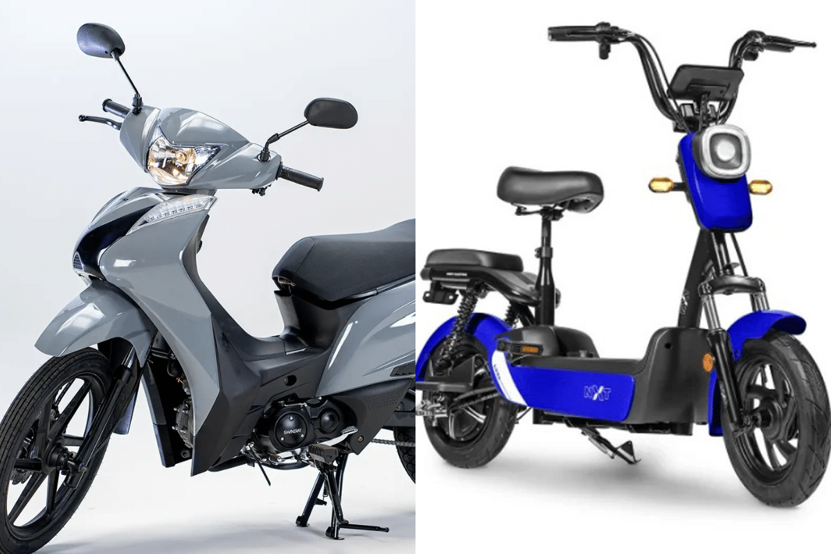 Comparativo entre modelos de motos que não exigem habilitação