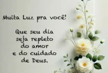 Mensagem de luz e bênção para um novo dia.