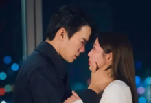 Cena intensa entre os personagens principais do dorama "Quando o Telefone Toca"