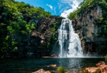 Cachoeira da Chapada, um paraíso natural rodeado por vegetação exuberante