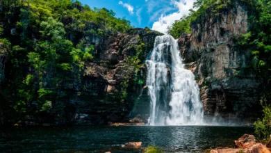 Cachoeira da Chapada, um paraíso natural rodeado por vegetação exuberante