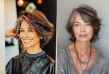 Mulheres maduras com corte curto e franja lateral, estilo moderno e rejuvenescido