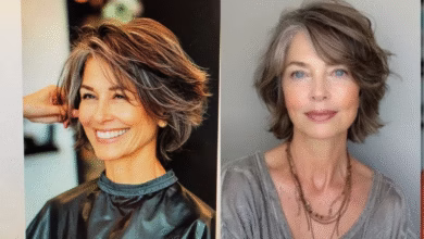 Mulheres maduras com corte curto e franja lateral, estilo moderno e rejuvenescido
