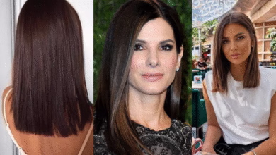 Modelos de corte reto para mulheres maduras em diferentes estilos