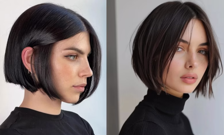 Corte Chanel moderno para rejuvenescimento e valorização do rosto, com estilo elegante e atual.
