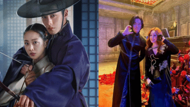 Montagem de fotos com a dupla de atores do dorama My Dearest e os atores Lee Dong-wook e Kim So-yeon do dorama Tale of the Nine-Tailed 1938.