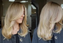 Loiro manteiga: tonalidade perfeita para cabelos grisalhos que proporciona um look jovem e radiante.
