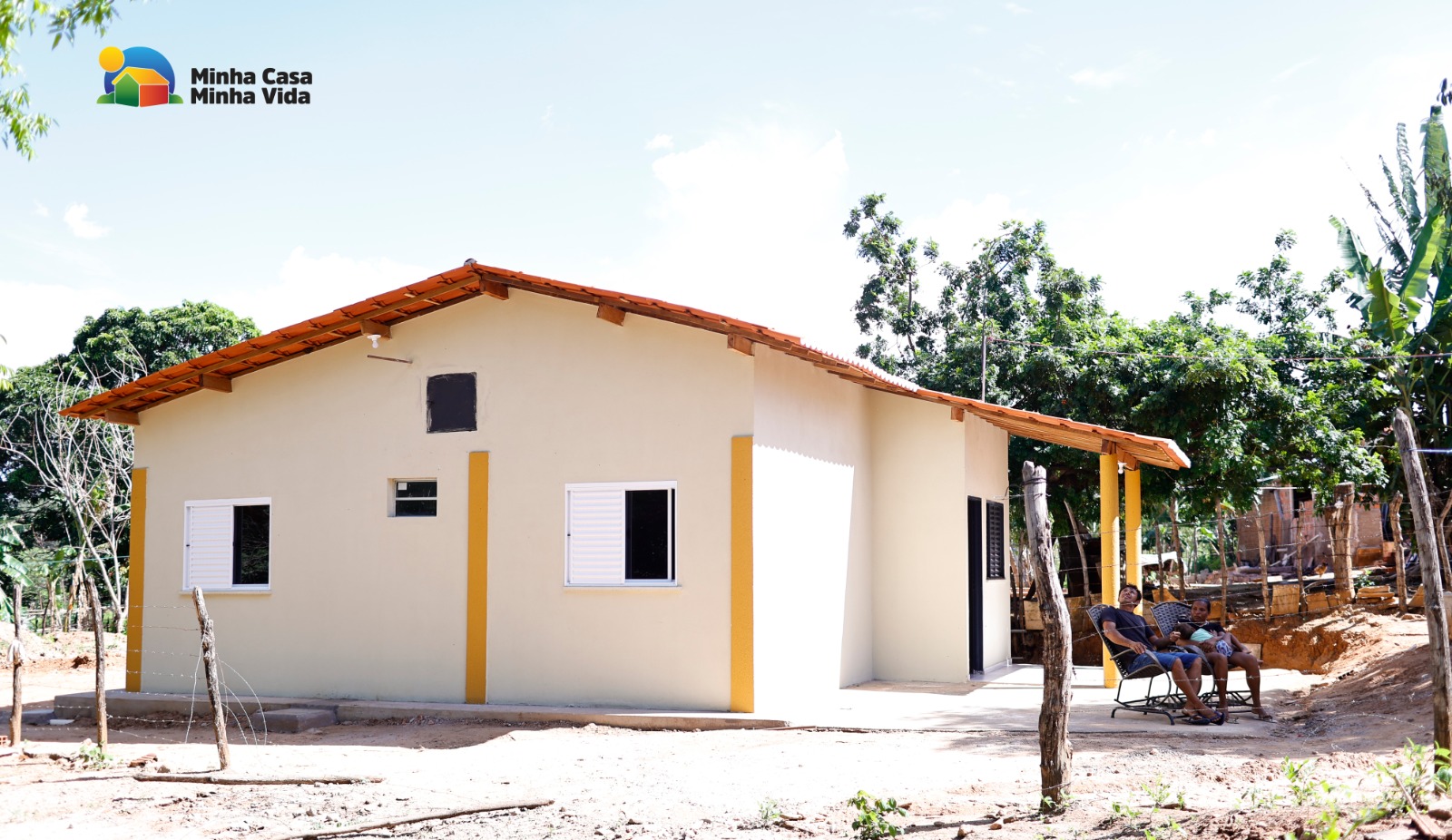 Casa rural do programa Minha Casa, Minha Vida, simbolizando os critérios de participação.