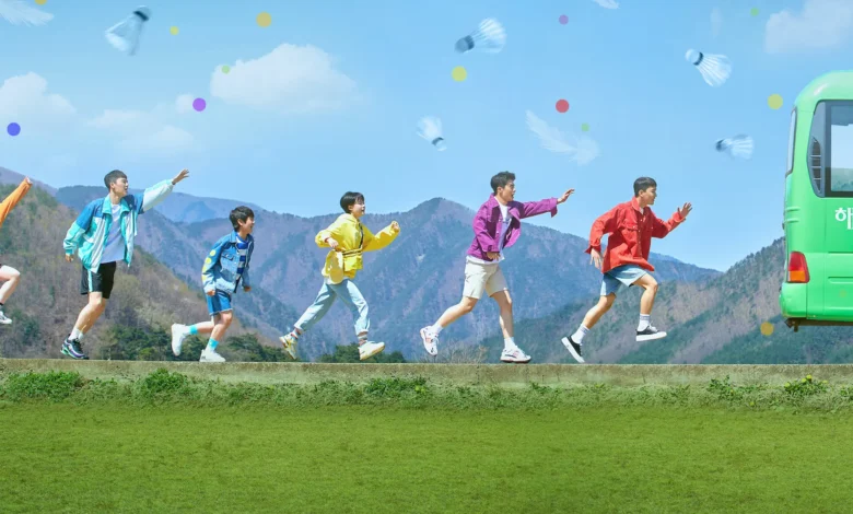Imagem promocional do drama esportivo sul-coreano Em Busca do Smash Perfeito.