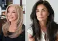 Mulheres maduras com cabelo longo em camadas suaves.