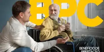 Atenção ao Benefício de Prestação Continuada (BPC), auxílio para idosos e pessoas com deficiência que necessitam de apoio.
