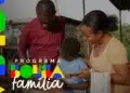 Imagem ilustrativa de uma família brasileira interagindo no contexto do Programa Bolsa Família, com ênfase no apoio às famílias em situação de vulnerabilidade econômica em 2025