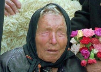 Foto da vidente búlgara Baba Vanga, a "Nostradamus dos Balcãs", para ilustrar suas chocantes previsões sobre o futuro e o ano de 2026.