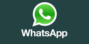 Ícone do WhatsApp com telefone branco em bolha verde e fundo escuro