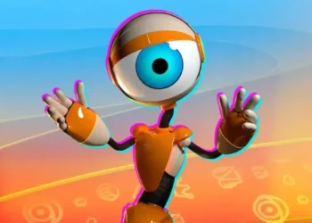 Ilustração usada no BBB 26 para representar o logo oficial do programa deste ano.