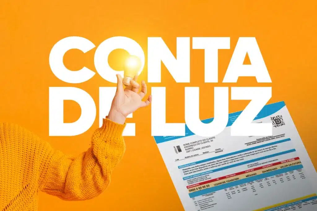 Quem tem direito ao desconto na conta de luz? Imagem de uma conta de luz com destaque para informações sobre o desconto para famílias de baixa renda.