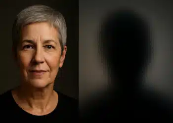 Retrato de mulher madura em estilo artístico